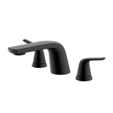 Gerber D300934BST Lemora Two Handle Roman Faucet Tub Trim Kit - Satin Black
